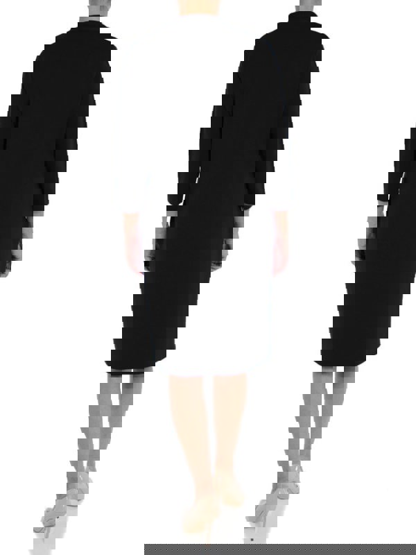 PennyPlain High Back V-neckline Dress - Black