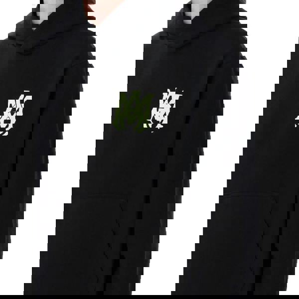 Amiri M.A Logo Hoodie   in  Black