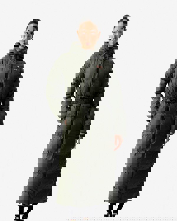 Hunter Hutchison Womens PU Coated Long Puffer Jacket - Kambaba