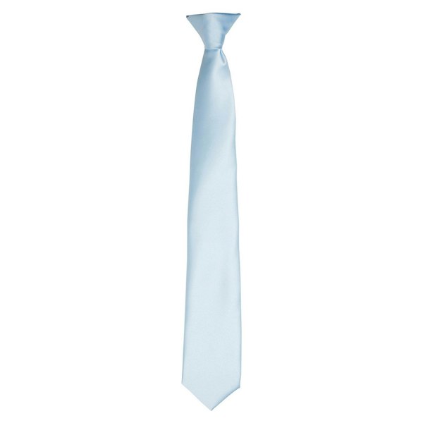 Premier Unisex Adult Satin Tie - Light Blue