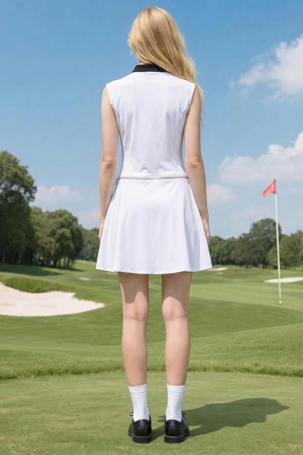 Anniou Women's Golf Dress Sleeveless