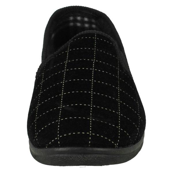 Spot On Mens Spot On Check Casual Slippers