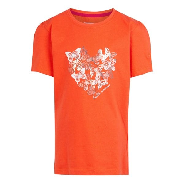 Regatta Childrens/Kids Bosley VII Butterflies T-Shirt - Satsuma