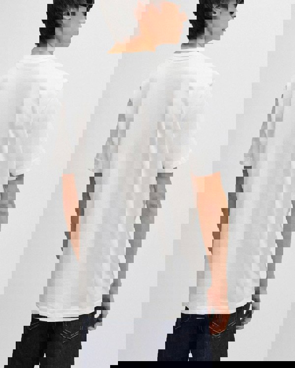 HUGO Dulive222 Mens Large Label Logo T-Shirt NOS - White 100