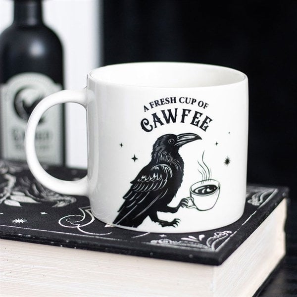 Serano Fresh Cup of Cawfee Raven Mug