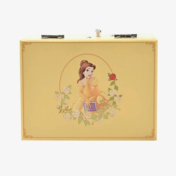 T. H. Baker Disney Belle Pastel Princess Musical Jewellery Box DI2337