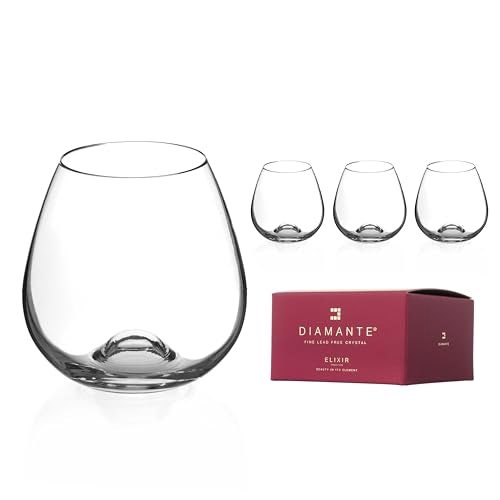 "Auris" Stemless wine Glasses - Set of 4