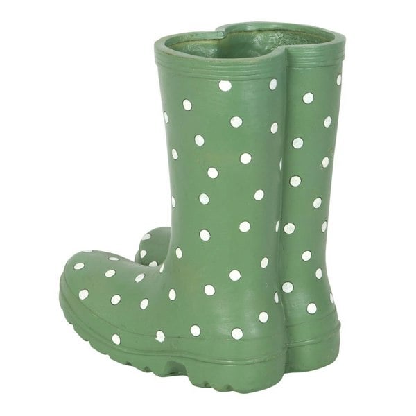 Something Different Wellington Boots Planter - Light Green