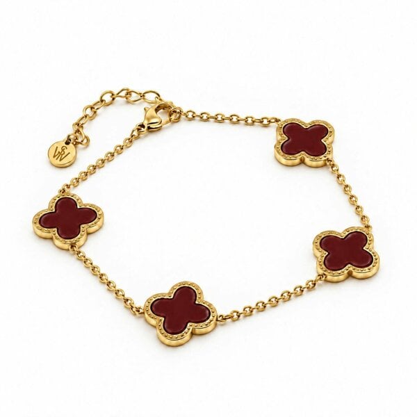 Say It With *LIMITED EDITION* Burgundy Clover Christmas Cracker