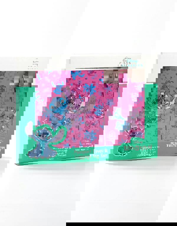 Lilo & Stitch Unisex Kids Pink Travel Set Wallet Gift Set (One Size)