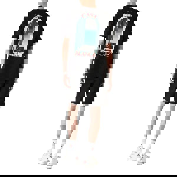 Casablanca L'Arche Design Black T-Shirt