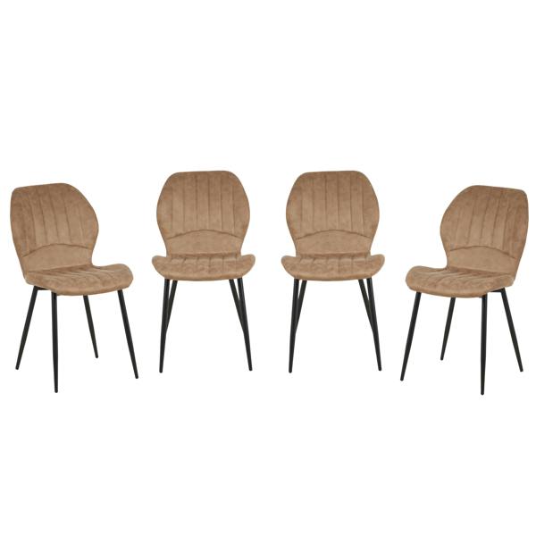 San Diego Marble Top Dining Table with Jaydn Leather Chairs - Madefor.Living