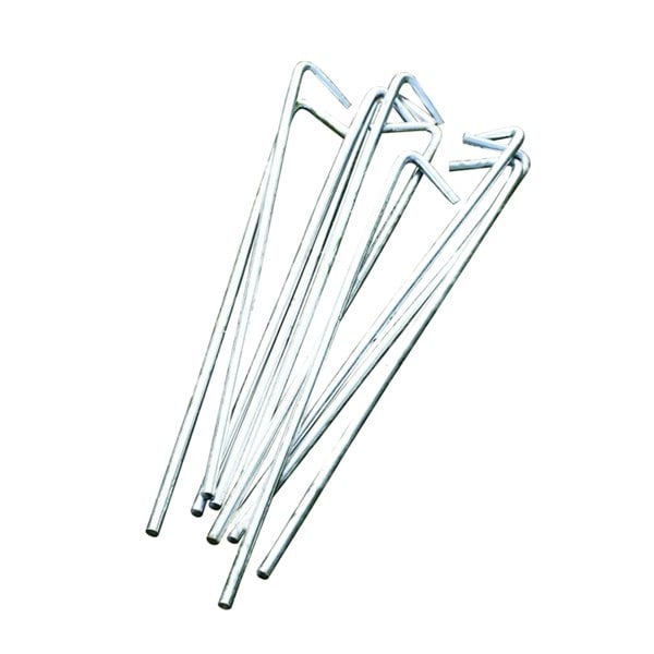 Regatta Great Outdoors 7 Roundwire Steel Tent Pegs - Silver