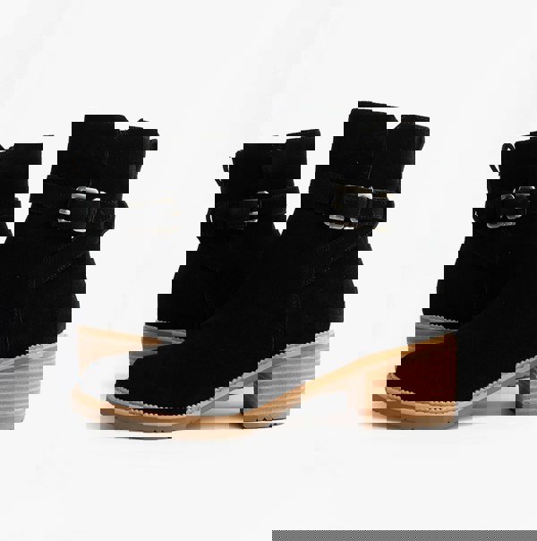 TOMS HAILEY BUCKLE Womens Ankle Boots Black