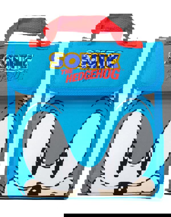 Sonic the Hedgehog Unisex Kids Blue Character 4 Piece Backpack Set (One Size)