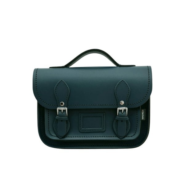 Zatchels Leather Midi Satchel - Pine