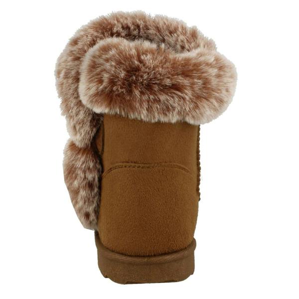 Spot On Girls Spot On Fur Trim/Lined Ankle Boots H4142