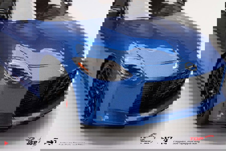 TSM Nissan Z Performance 2023 Seiran Blue LHD 1:18 Scale TSM TS0437