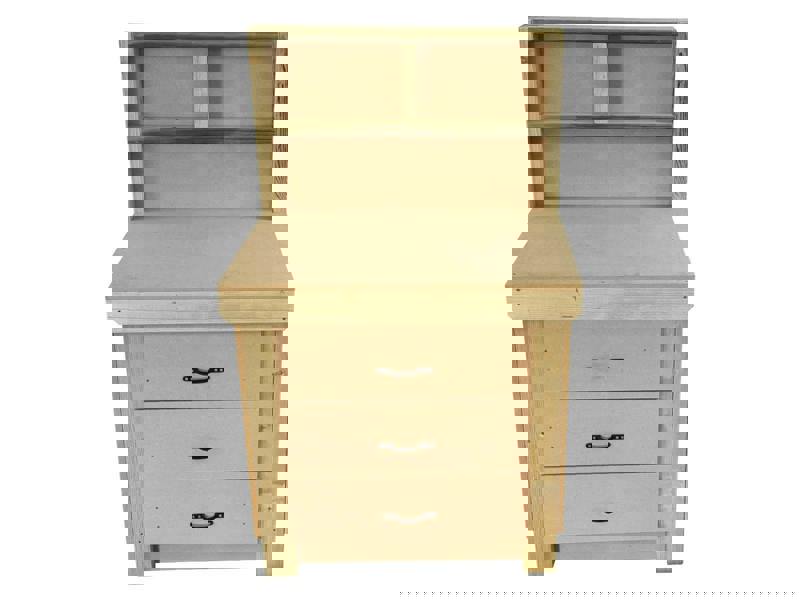 Wooden MDF Top Workbench – Sturdy Tool Cabinet with Multiple Drawers for Organized Storage and Back Panel, Ideal for Dry Indoor Spaces Such as Garages, Workshops, and Studios