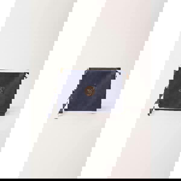 Blue Vanilla Clutch Pouch With Strap