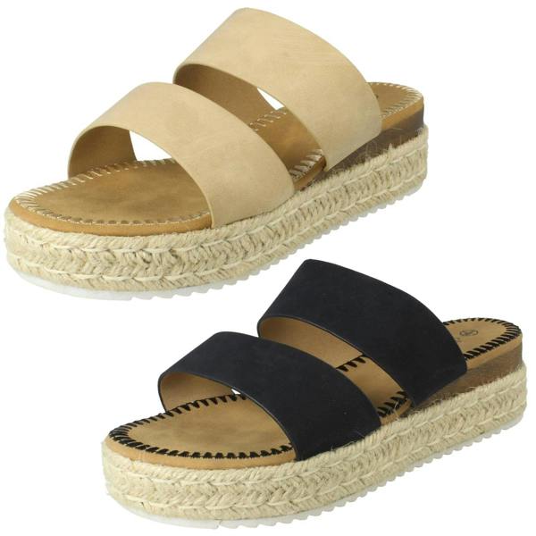 Savannah Ladies Savannah Slip On Mule Sandals F12092