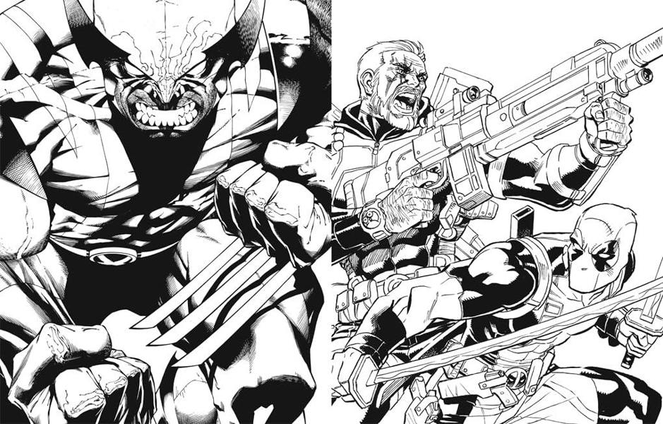 Marvel's Deadpool: The Official Colouring Book