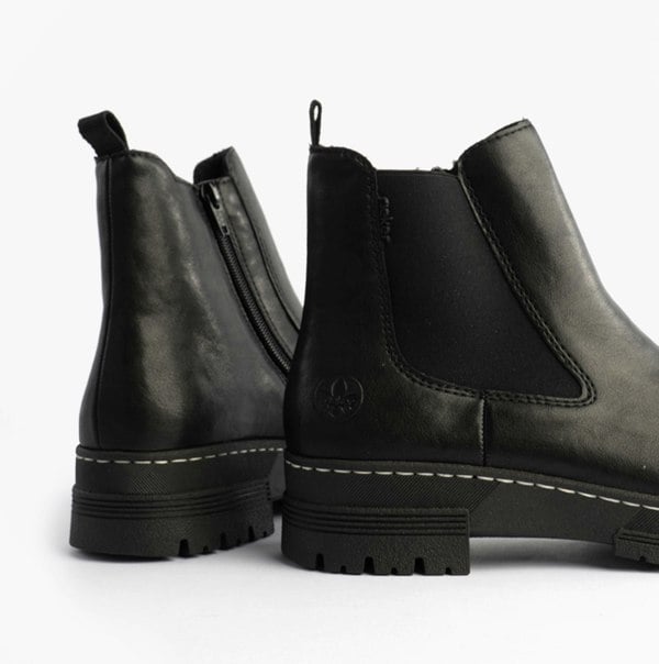 Rieker 73892-00 Womens Boots Black