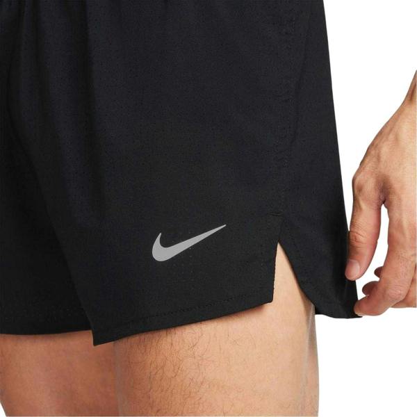 Nike Mens Running Shorts - Black/Silver - 