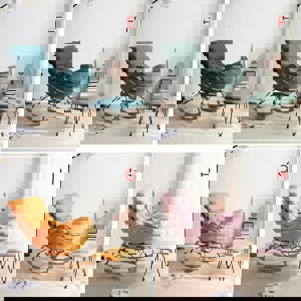 Rit Concept Benitez Rocking Chair With Footstool, More Colors