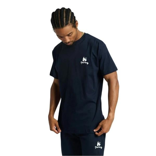 Money Mens Ape Graphic Print Cotton Regular T-Shirt - Navy - 