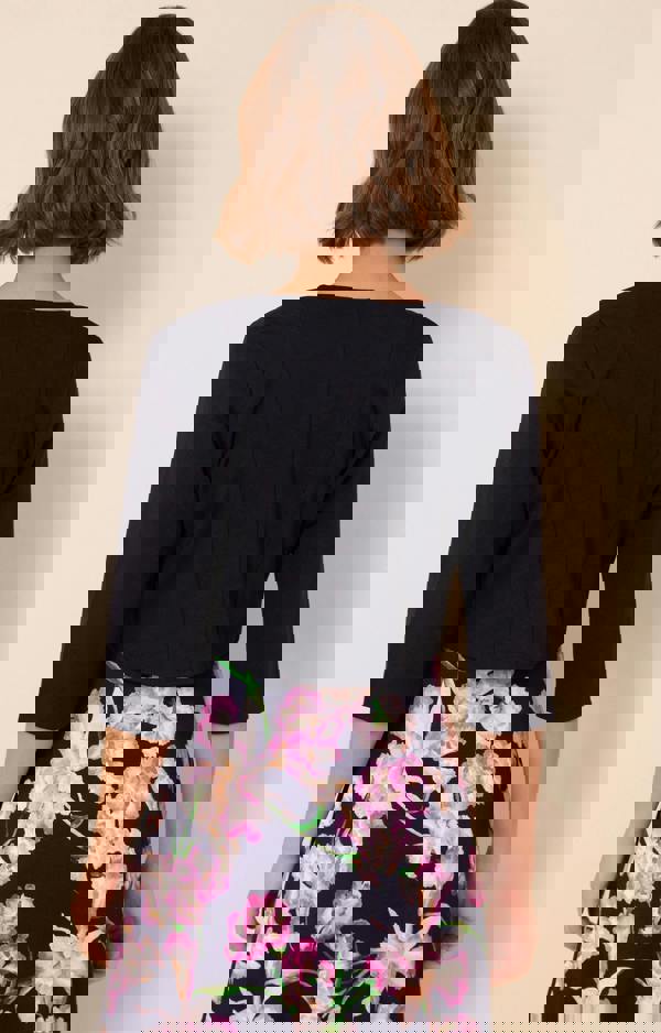 Alie Street London Freya Bolero - Midnight Navy