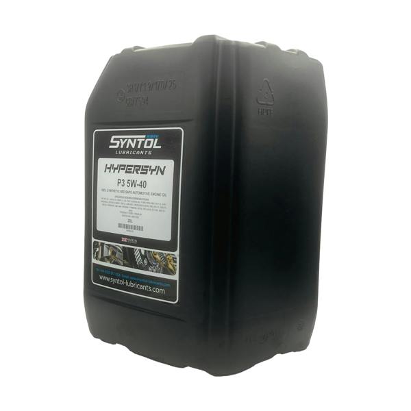 Syntol Hypersyn P3 5W-40 Fully Synthetic Petrol & Diesel Engine Oil API SN ACEA C3 20L