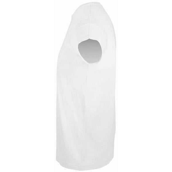 SOLS Mens Regent Slim Fit Short Sleeve T-Shirt - White