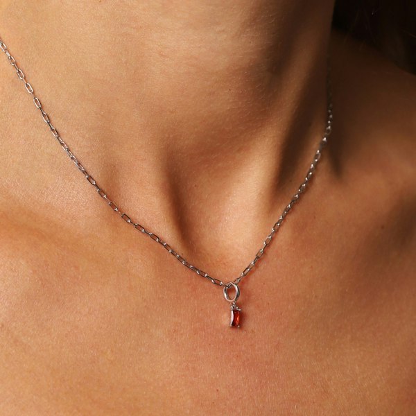 Gold Trip January Birthstone Necklace