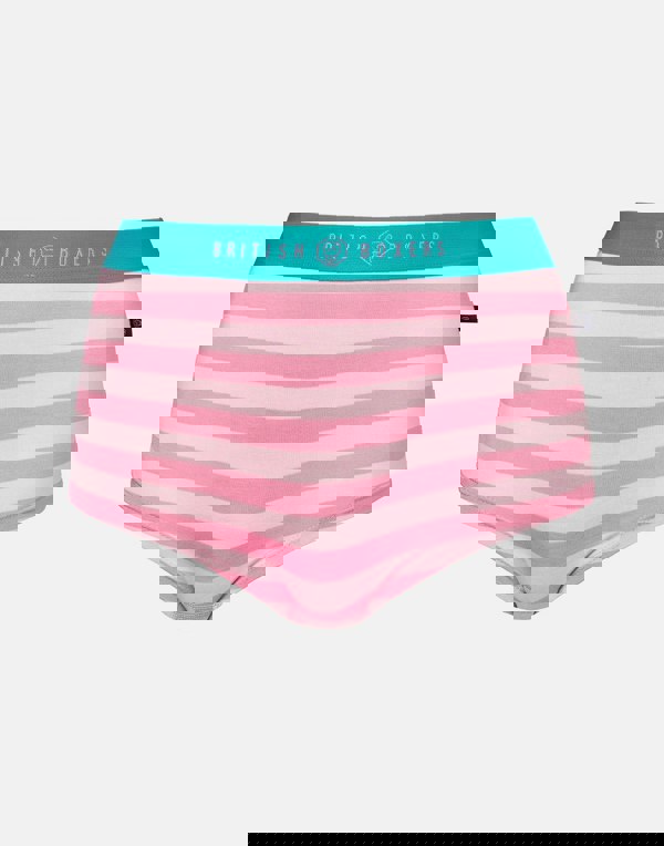 British Boxers Multipack 4 Pairs of Bamboo Hipster Boxer Briefs – Ice Cream Parlour