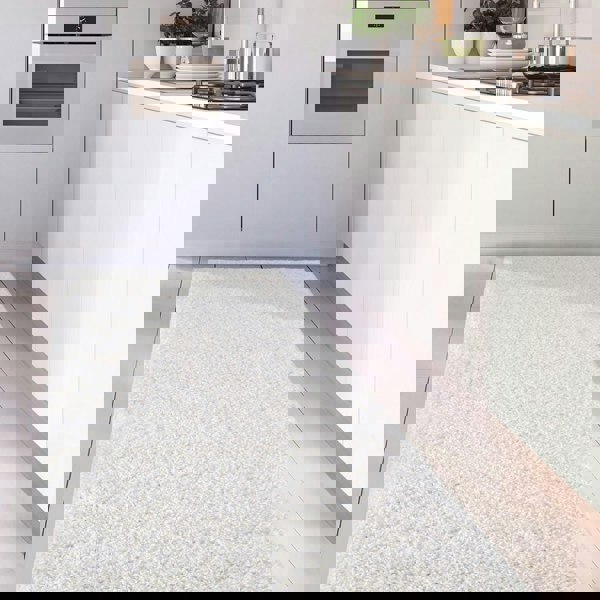 Shaggy Rug Plain White high quality, non-shedding