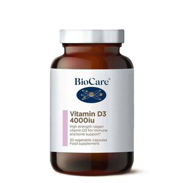 BioCare Vitamins & Supplements Vitamin D3 4000iu x 30 Capsules