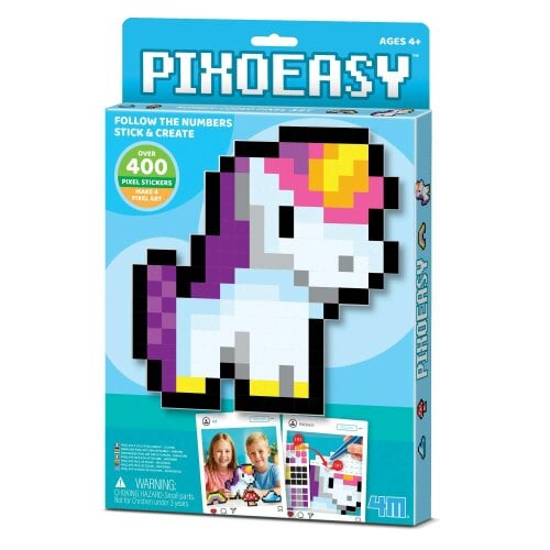 4M Pixoeasy Unicorn | Kids Pixel Art Kit