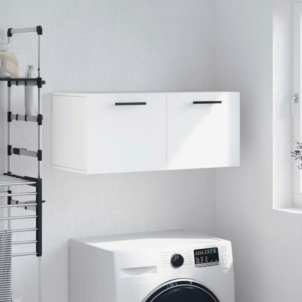 Berkfield Wall Cabinet White 80x36.5x35 cm Engineered Wood