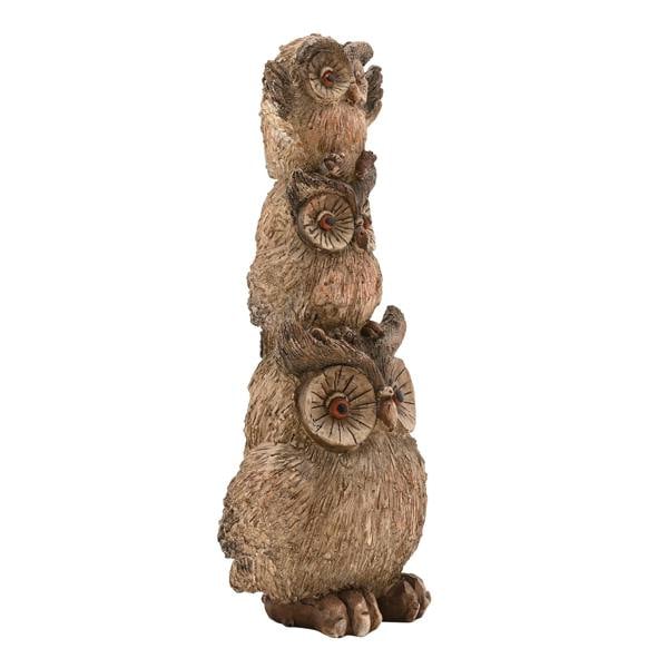 Country Living Stack Of Owls
