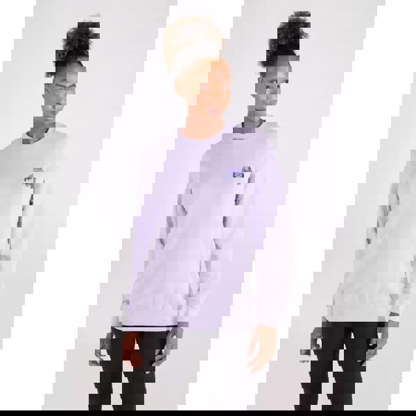 Mountain Warehouse Women's Text Relaxed Fit Jumper - Light Purple