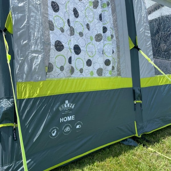 An image of outside of the OLPRO Home 5 Berth Inflatable Family Tent.