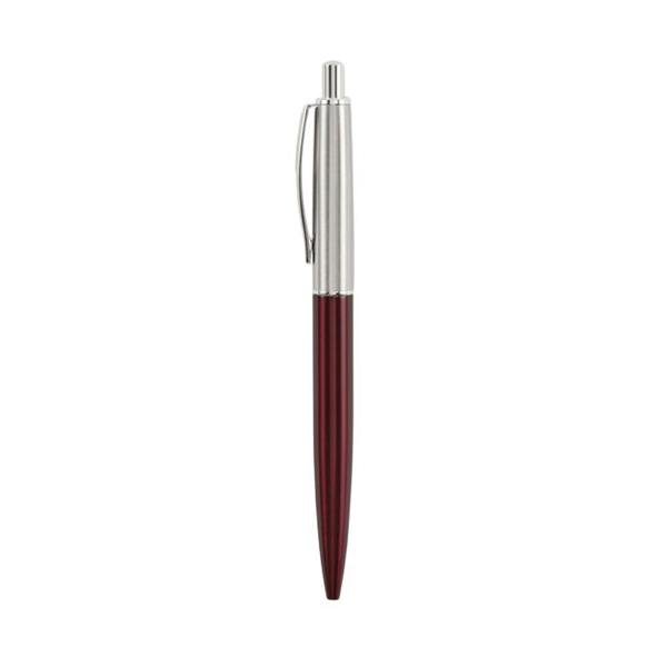 MidOcean Graz Push Button Pen - Burgundy - 