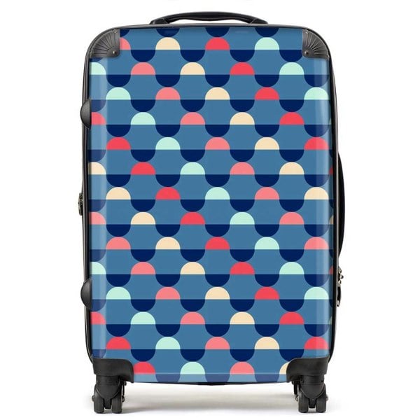 Warren Reed Geometric Pattern Suitcase