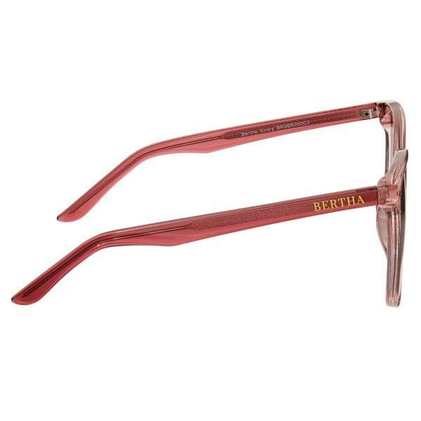 Bertha Avery Polarized Sunglasses - Pink/Pink - BRSBR050C3