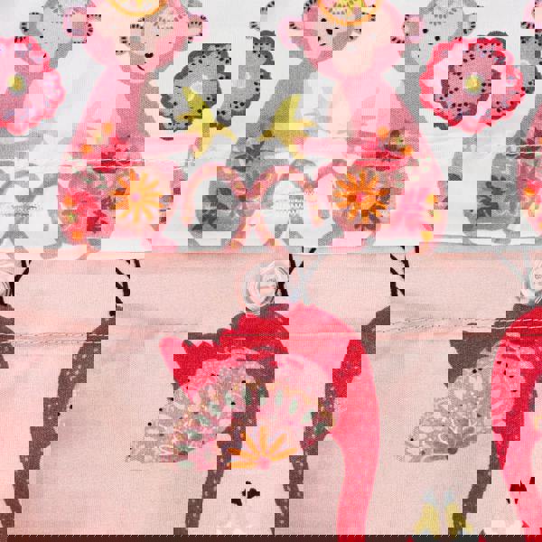 Smart Living Luxury Super Soft Reversible Fashion Flamingo Duvet Set & Pillowcases