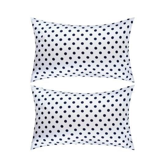 Soft Satin Pillowcase Set, Pin-Up Polka Dot