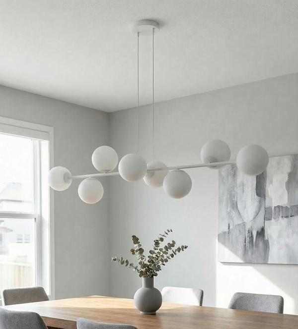 Emibig MAGNUS Pendant Lamp 8 x E14 Grey / Graphite
