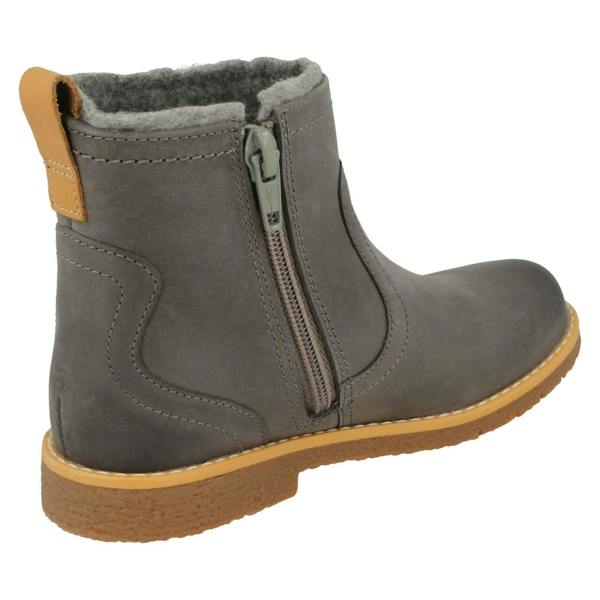 Clarks Girls Clarks Stylish Ankle Boots Comet Frost