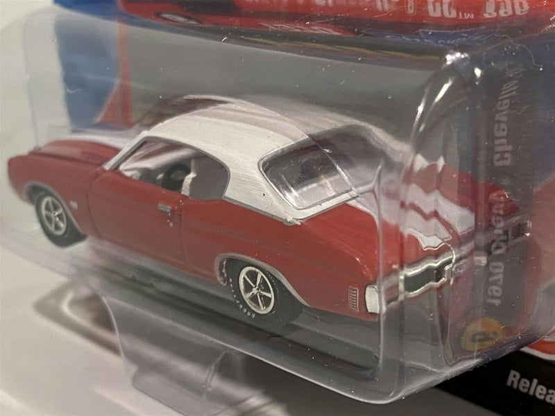 1970 chevy chevelle ss 396 red white 1:64 racing champions rc012